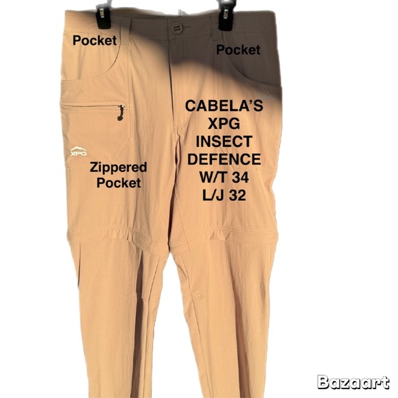 CABELA’S, INSECT DEFENCE,SPORTSWEAR,PANTS Unisex - Picture 1 of 5